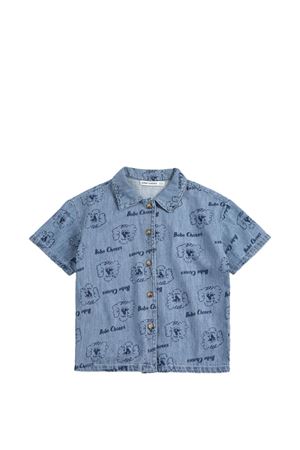 camicia in cotone blu BOBO CHOSES KIDS | B126AC037.